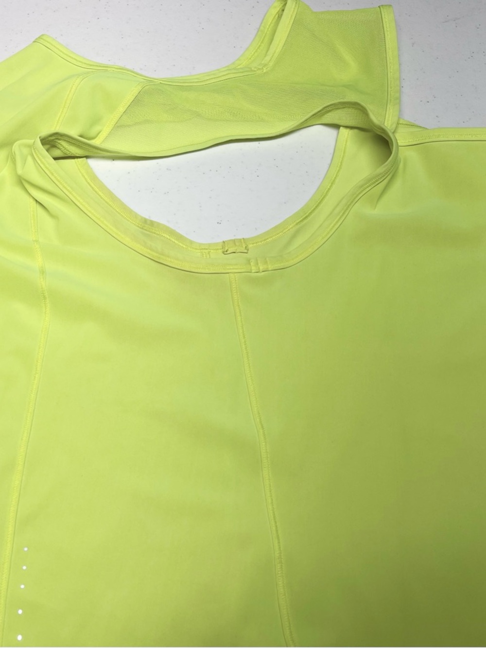 Neon Yellow Racerback Tank Top - Picture 6 of 6